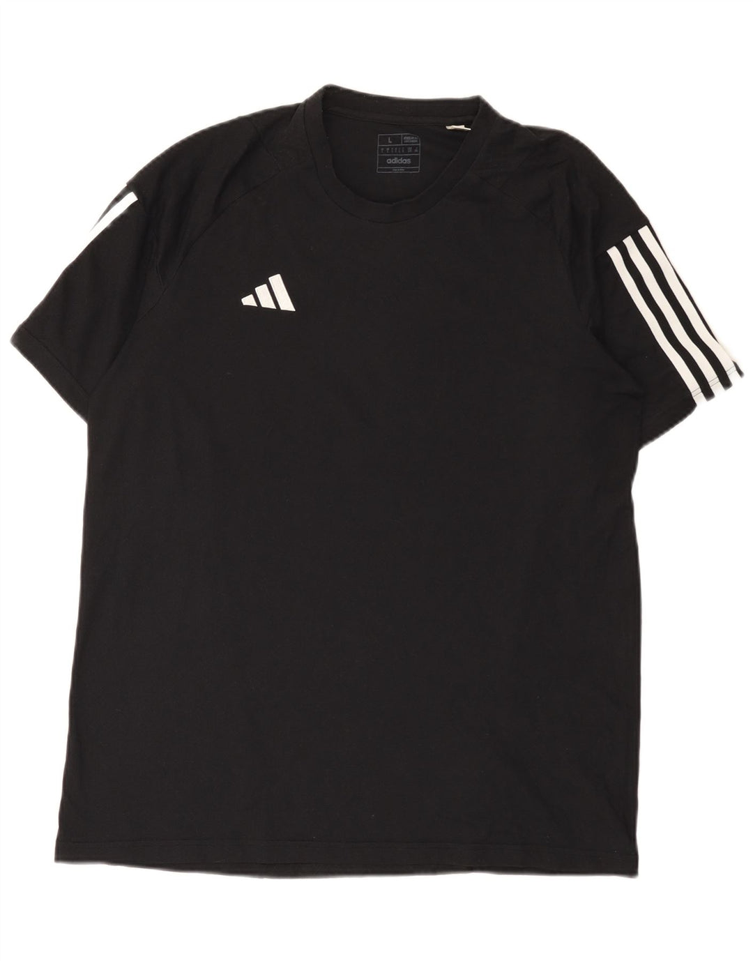 Tricou pentru bărbați Adidas Regular Fit Top mare, negru, bumbac