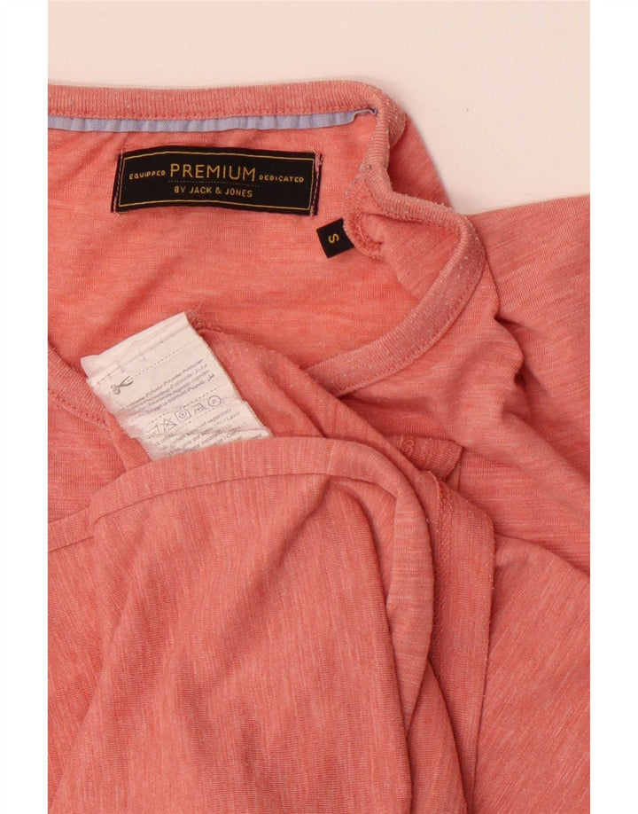 Jack & Jones Tricou pentru bărbați Top mic roz poliester cu pete