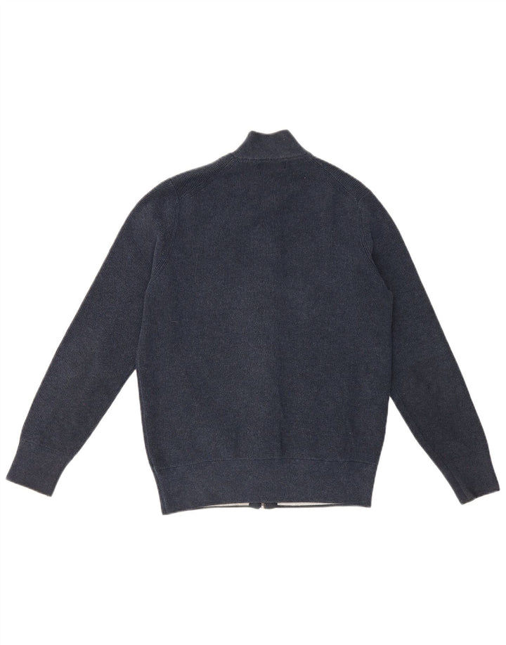 Pulover cardigan pentru bărbați Marks & Spencer, poliester bleumarin mediu