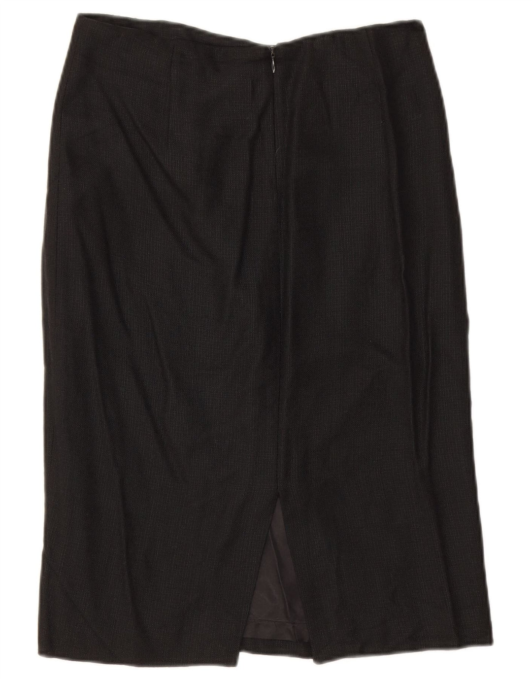 Fusta Dreptă Femei Zara EU 38 Mic W28 Rayon Negru
