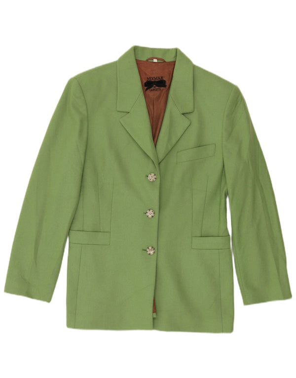 Sacou blazer pentru femei Lancetti cu 3 nasturi IT 46 mare verde