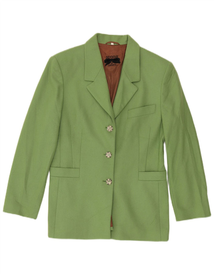 Sacou blazer pentru femei Lancetti cu 3 nasturi IT 46 mare verde