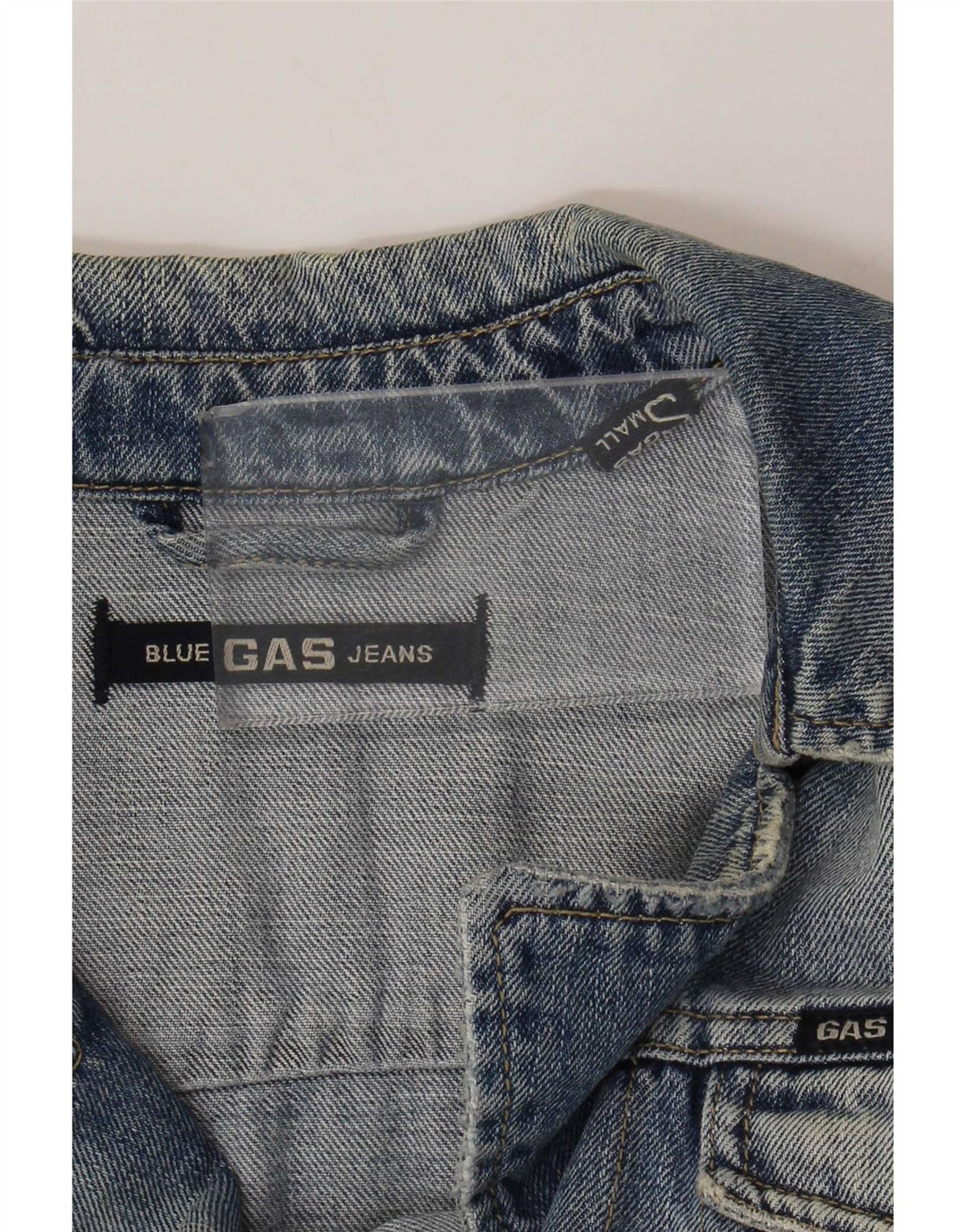 Palton de blugi pentru femei Gas UK 10 Bumbac albastru mic
