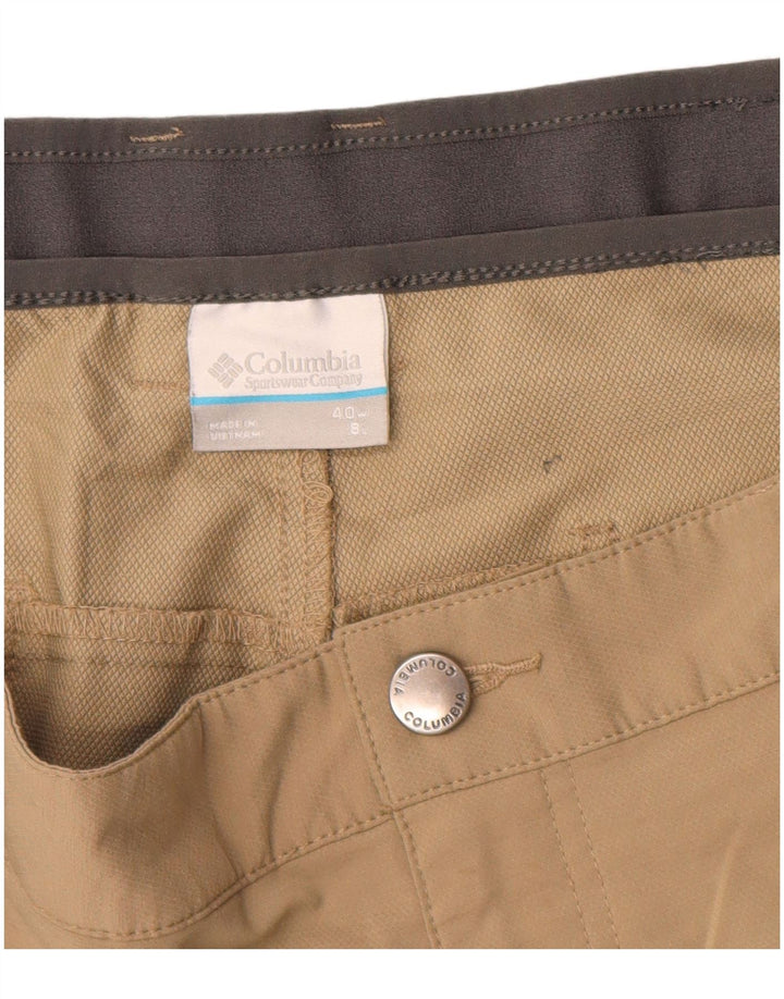 Pantaloni scurți chino Columbia pentru bărbați W40 XL, bej, poliester color bloc