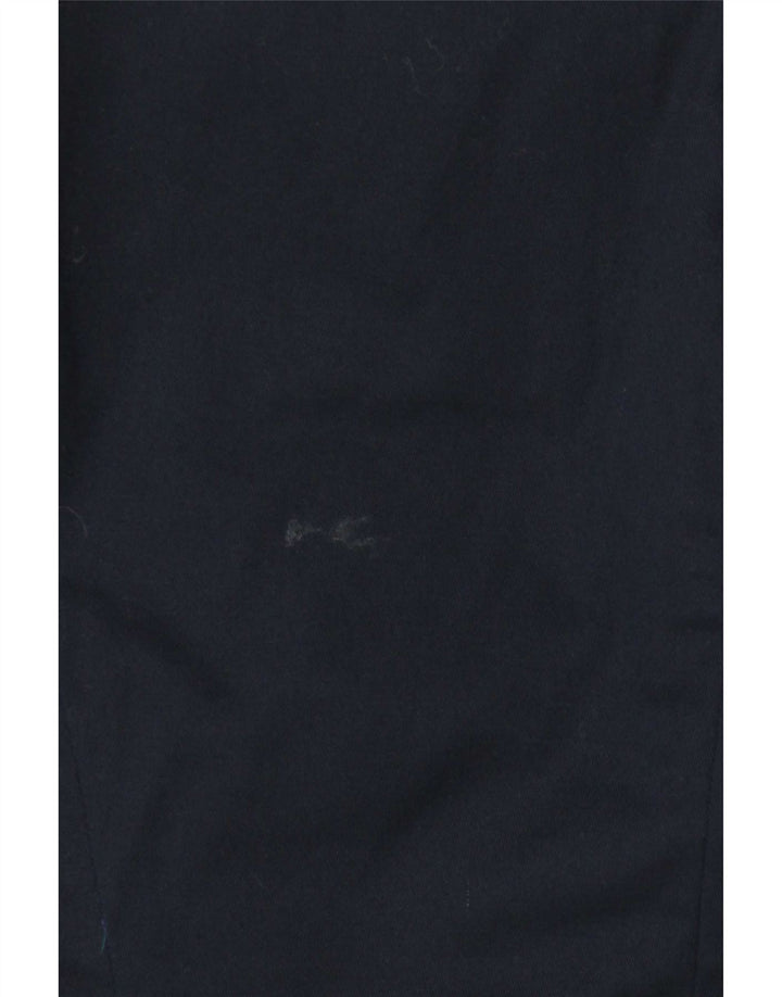 Blazer pentru femei Zara cu 1 nasture UK 18 XL Bumbac bleumarin