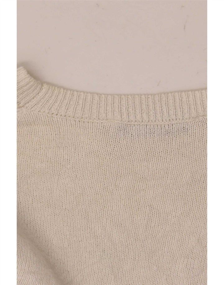 Crop Top pentru femei Zara cu mânecă lungă UK 6 XS Alb
