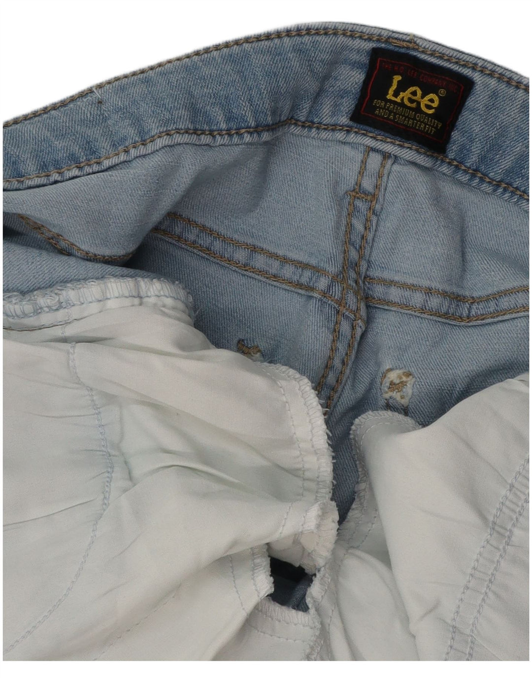 Pantaloni scurți din blugi pentru femei LEE W32 Large Blue