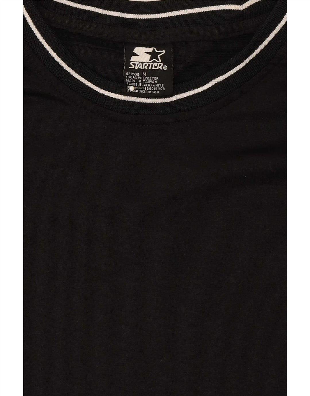 Starter pentru bărbați Vest Vest Top Mediu Negru Poliester