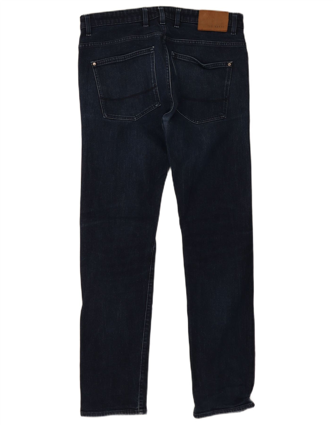 Blugi Ted Baker Regular Slim pentru bărbați W34 L32 Albastru