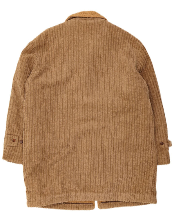 Palton Sherpa din velur pentru bărbați vintage IT 54 2XL Bej