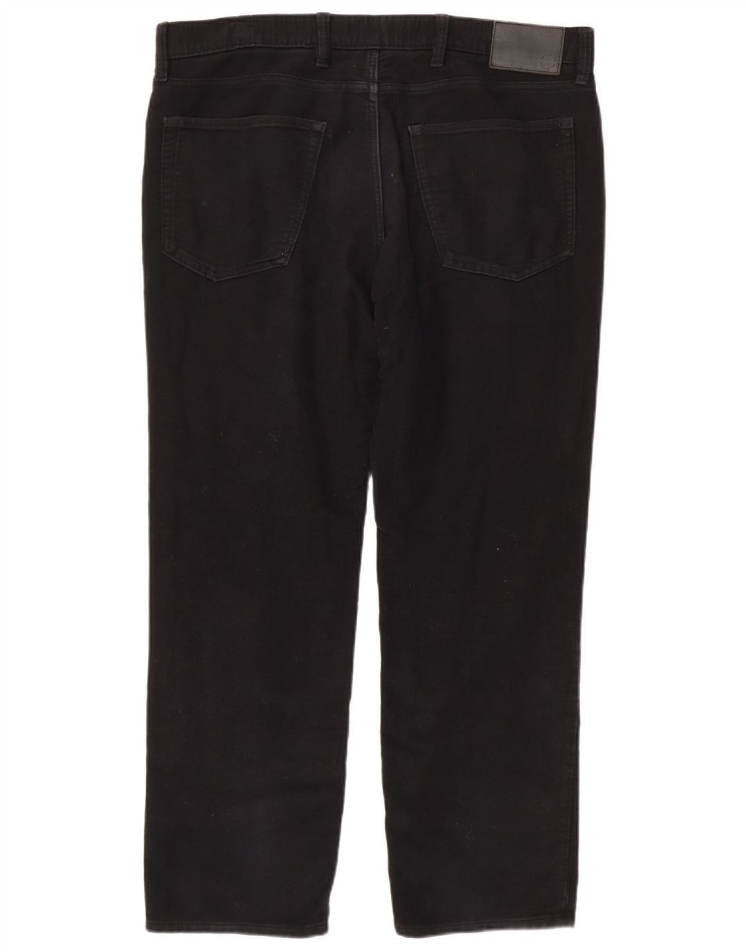 Pantaloni casual pentru bărbați Marks & Spencer, cu ajustare normală, L38 L29, bumbac negru