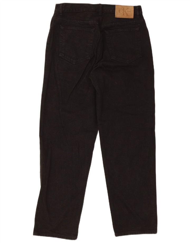 Blugi Calvin Klein pentru bărbați, obișnuiți, drepti, W32 L30, bumbac negru