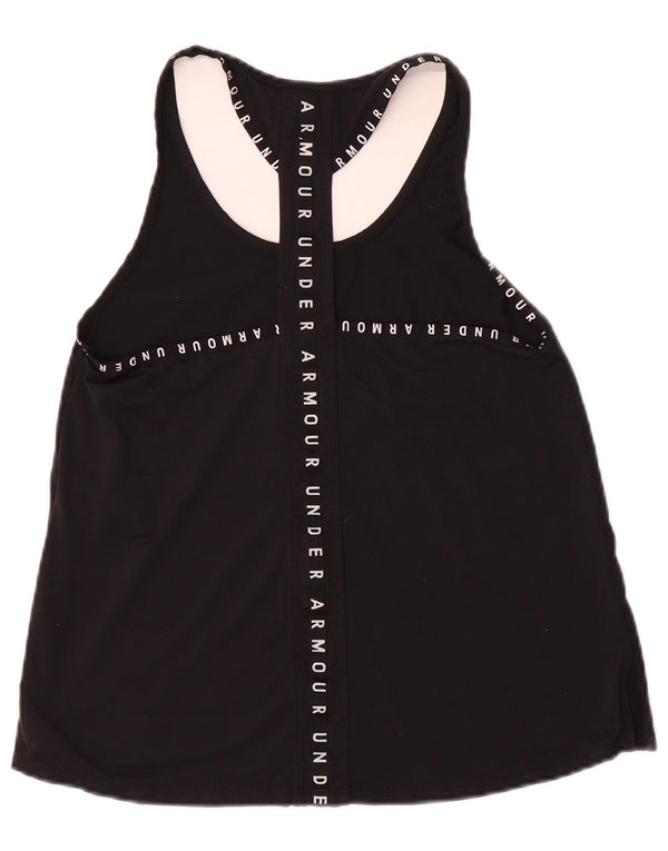 Vesta grafică Under Armour pentru femei Heat Gear, UK 10, poliester negru mic