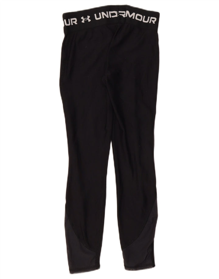 Jambiere grafice pentru fete Under Armour 12-13 ani negru