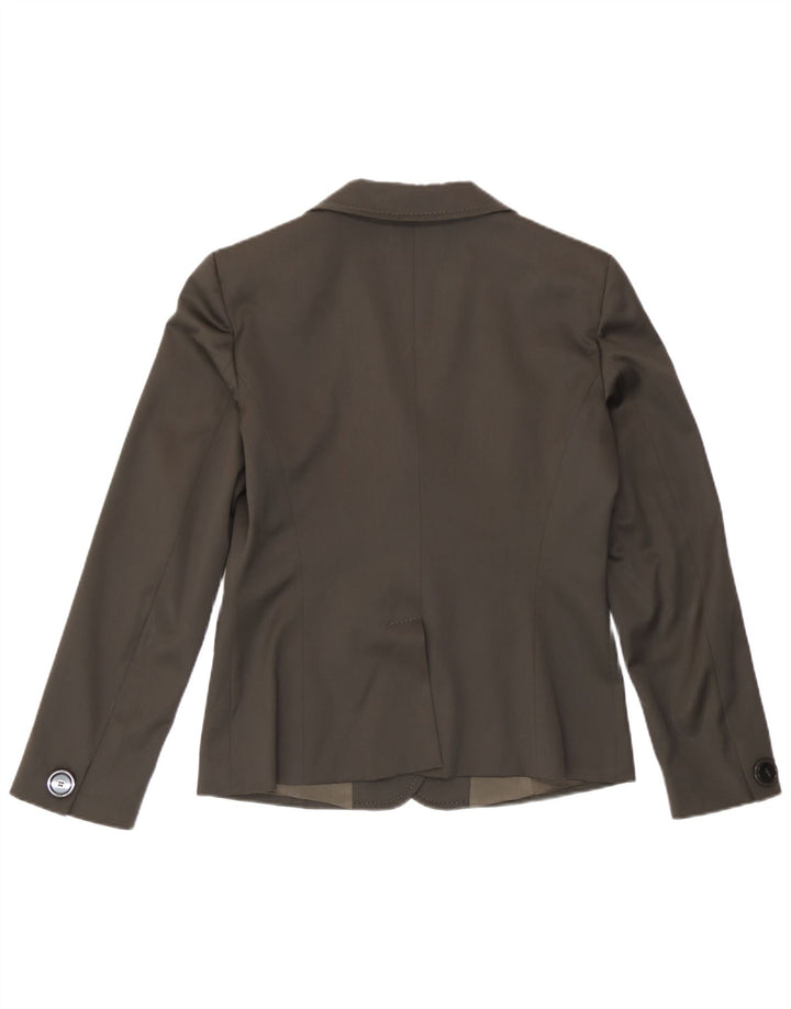 Costum pentru femei Marella, 2 nasturi, 2 piese UK 10 Mic L27 L30 Lână maro