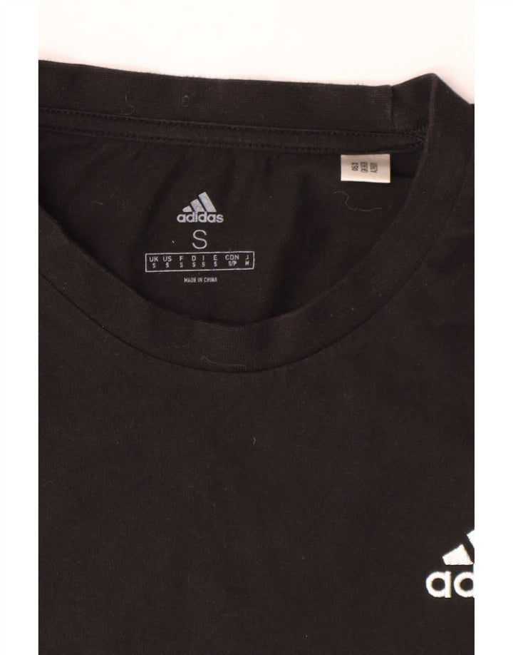Tricou pentru bărbați Adidas Top mic, negru, bumbac