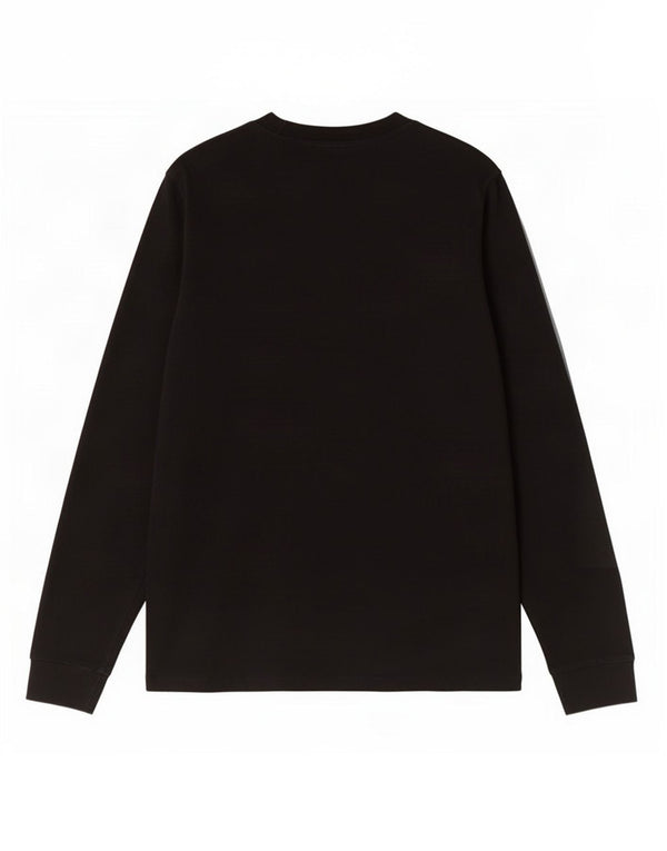 Adidas pentru femei Top cu mânecă lungă UK 12 Medium Black Bumbac
