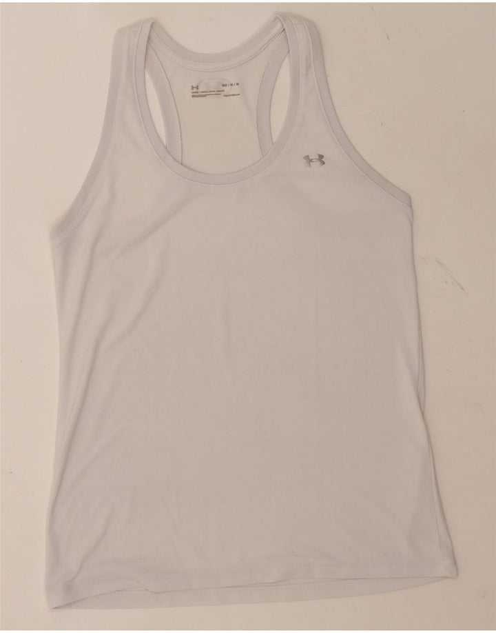 Vestă Under Armour Heat Gear pentru bărbați, alb mediu