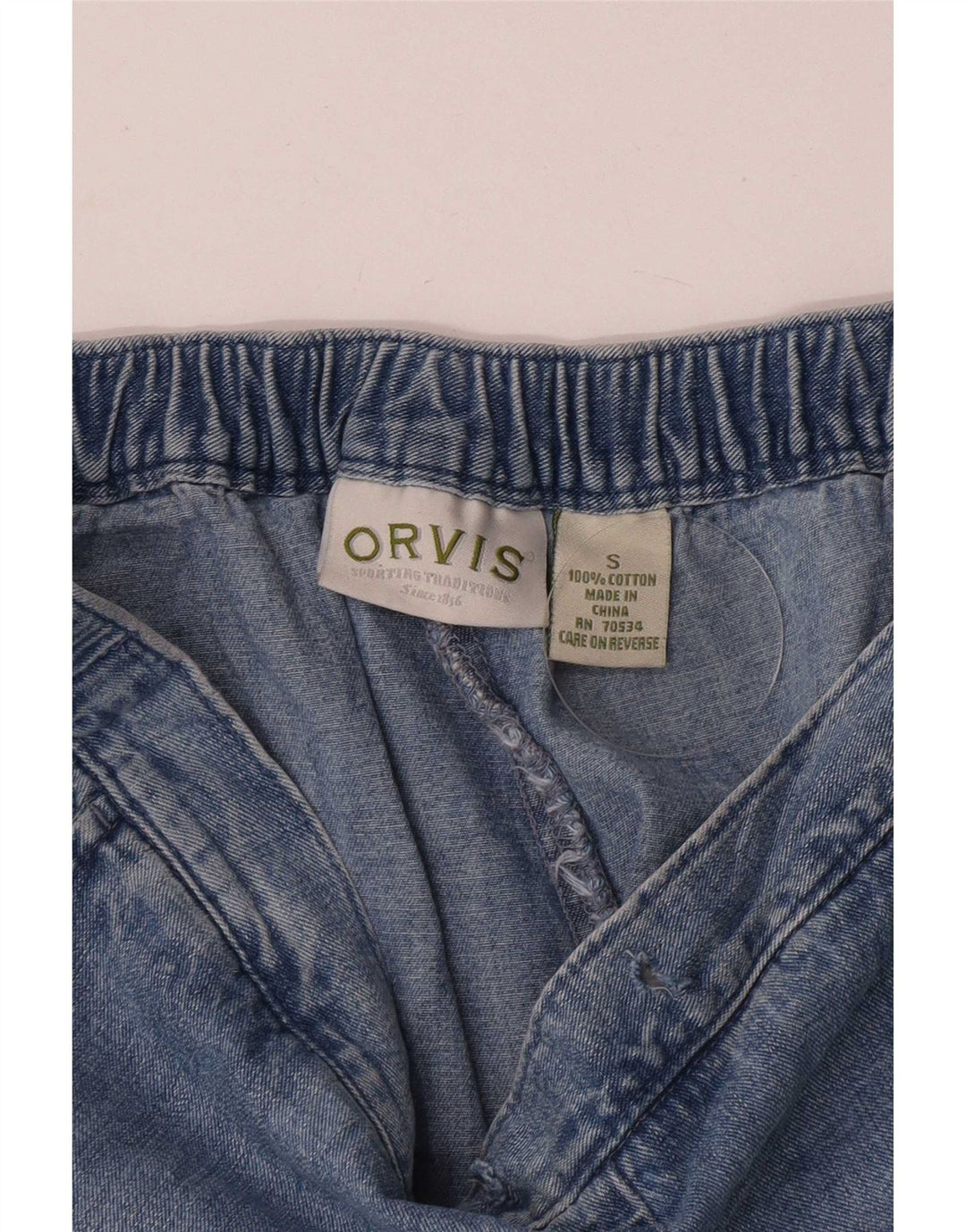 Blugi drepți obișnuiți pentru femei Orvis Mici L32 L25 Bumbac albastru