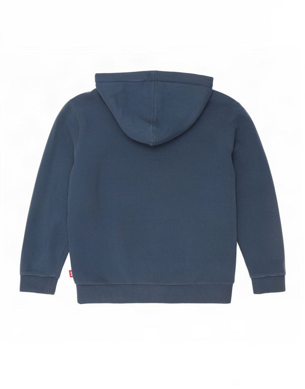 Pulover Superdry pentru bărbați, vintage, cu glugă, XL, albastru, bumbac