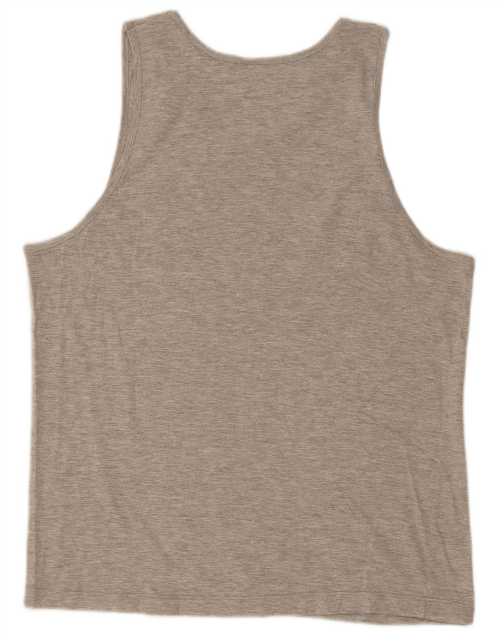 Asics Mens Vest Top 2XL Gri Bumbac