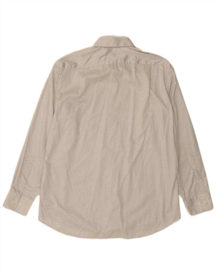 Cămașă pentru bărbați HUGO BOSS Mărimea 43 17 XL alb catifelat