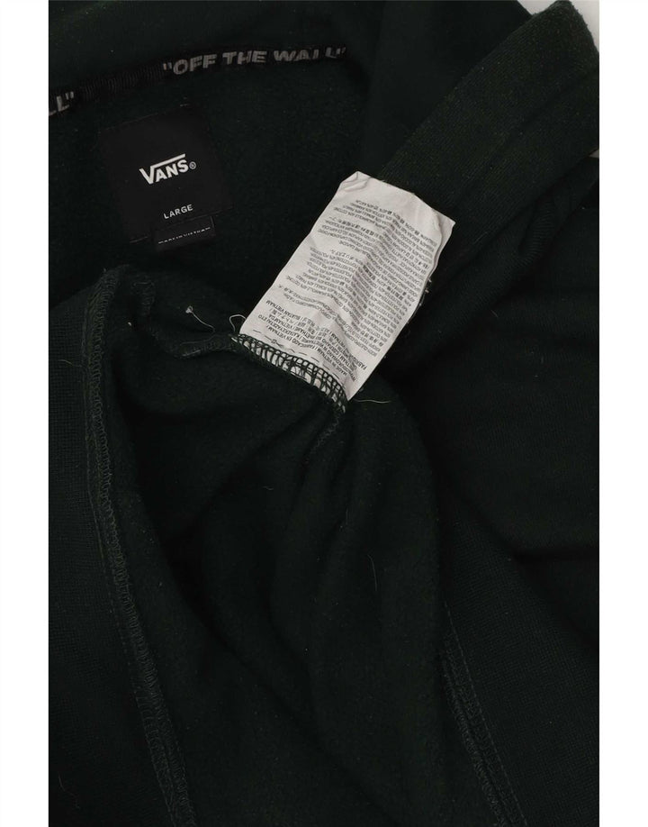 Pulover Vans pentru bărbați, bumbac verde mare