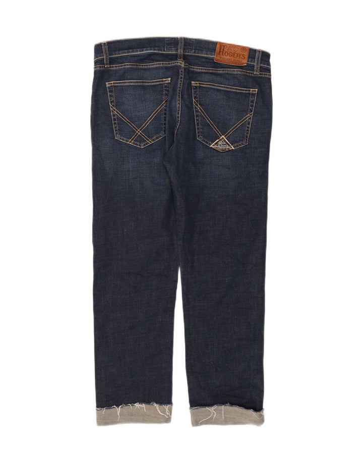 Blugi drepti pentru femei Roy Rogers W35 L28 bumbac bleumarin