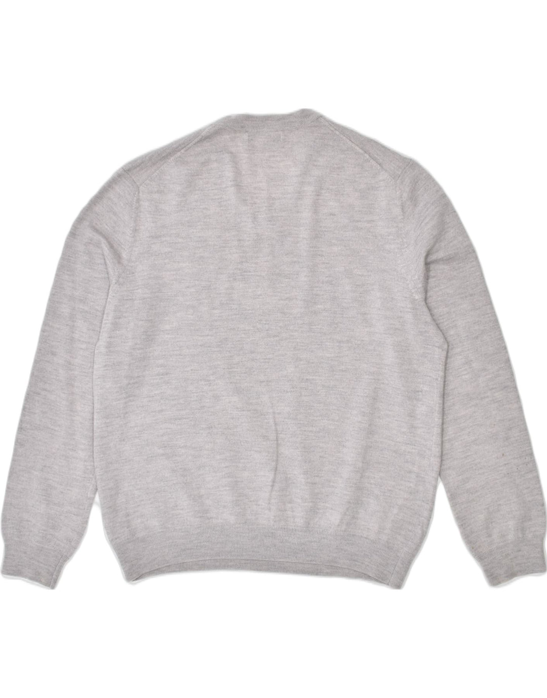 BANANA REPUBLIC Mens V-Neck Jumper Sweater XL Grey Cotton | Vintage | Thrift | Second-Hand | Used Clothing | Messina Hembry 