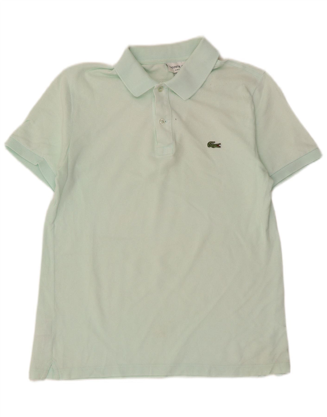 Tricou polo pentru bărbați LACOSTE Slim Fit Mărimea 4, bumbac verde mediu