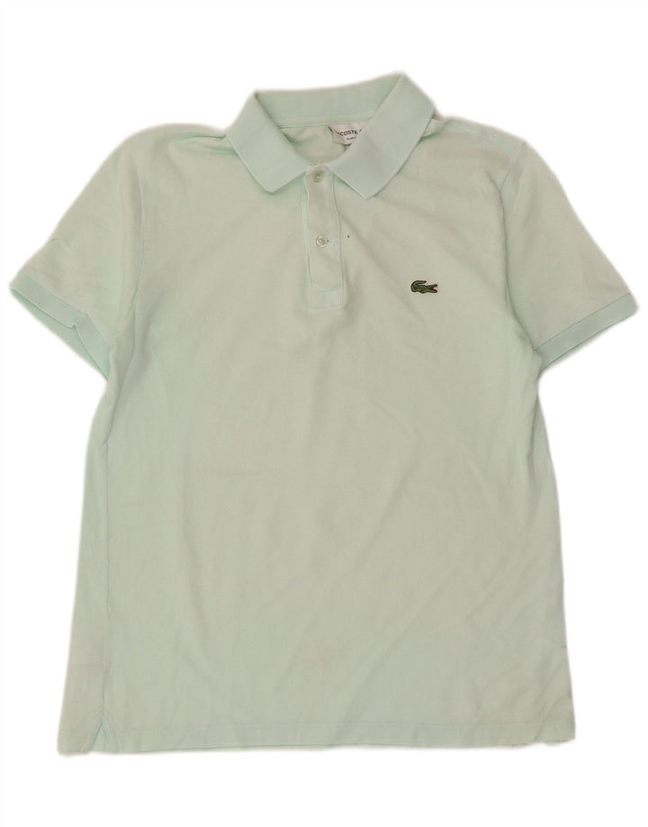 Tricou polo pentru bărbați LACOSTE Slim Fit Mărimea 4, bumbac verde mediu
