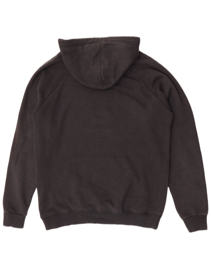 Pulover cu glugă cu grafic pentru bărbați Adidas, bumbac mediu negru