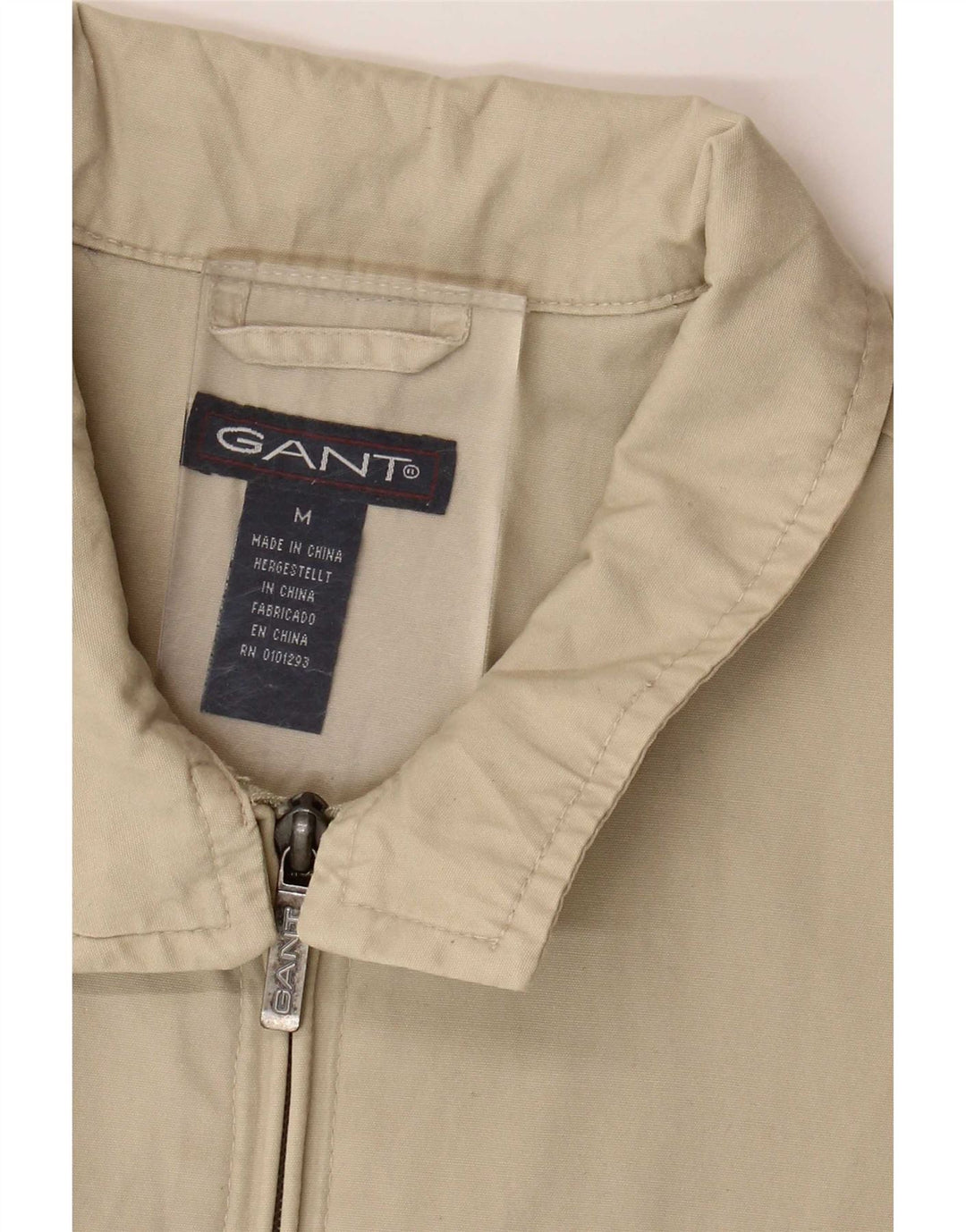 Gant Bomber Jacket pentru bărbați UK 38 Medium Beige Bumbac