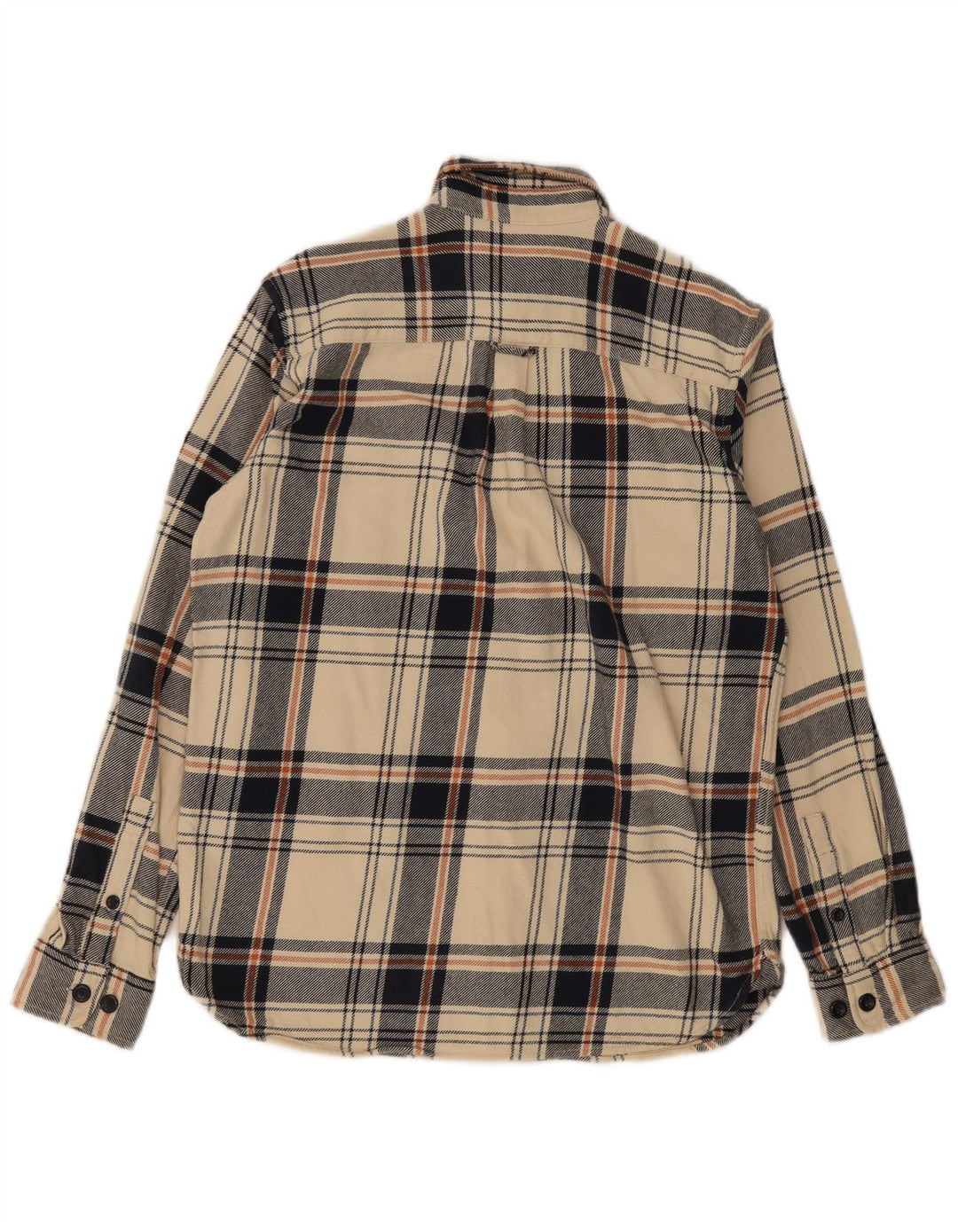 Cămașă de flanel Jack & Jones pentru bărbați, bumbac cu carouri mici, bej