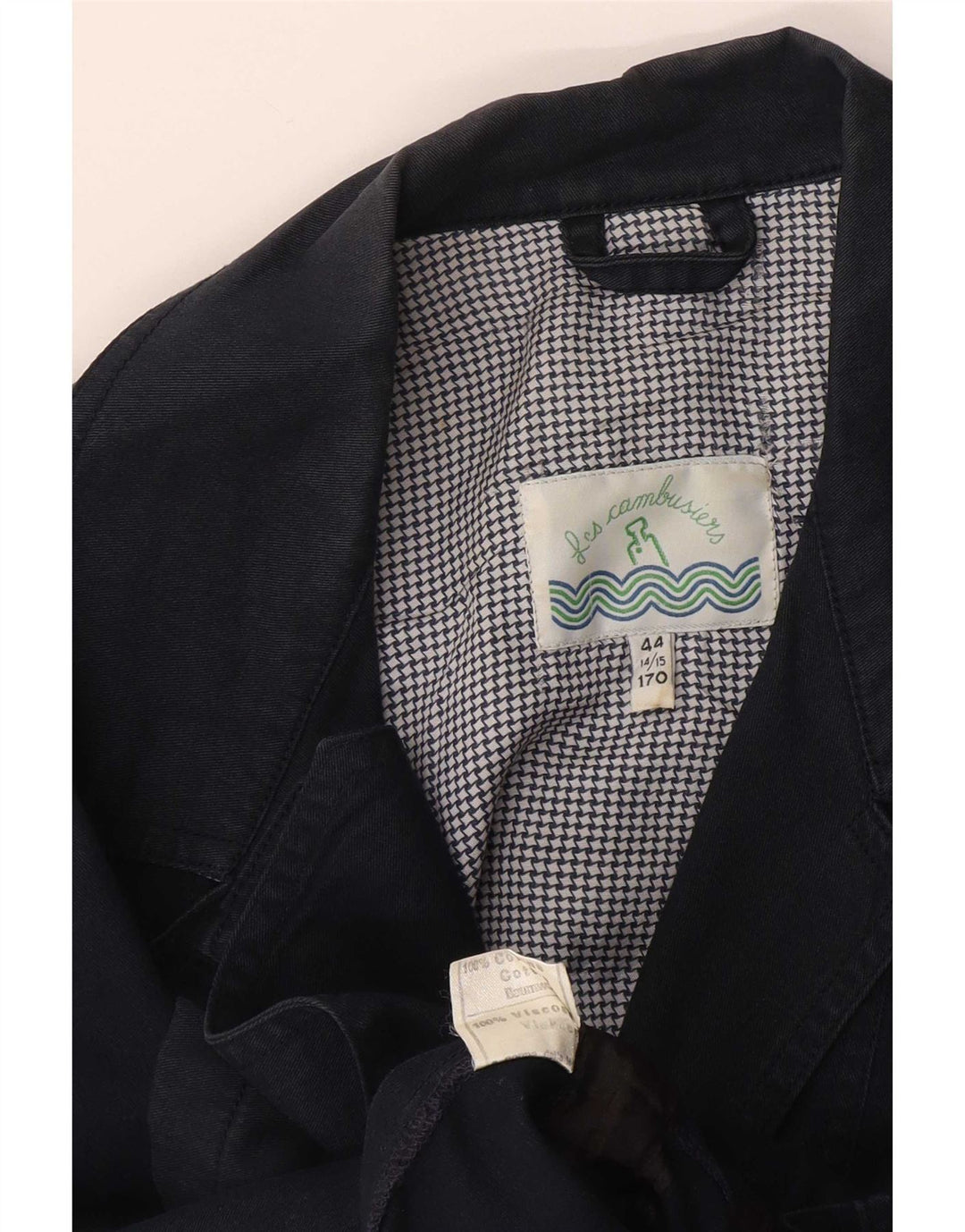 Palton Vintage pentru băieți 14-15 ani bumbac bleumarin