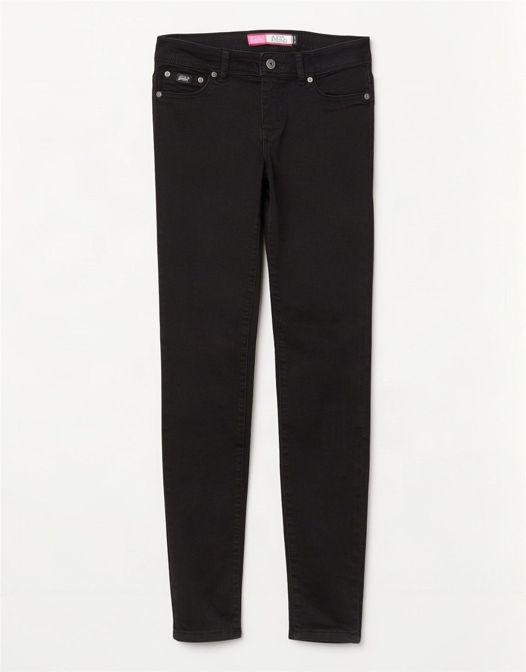 Blugi jegging Alexia Superdry pentru femei W28 L32 bumbac negru