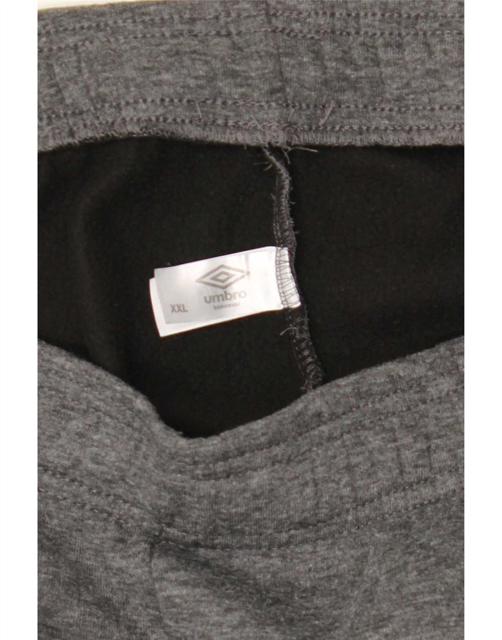 Pantaloni de trening pentru bărbați Umbro Pantaloni de jogging 2XL, poliester cu pături gri