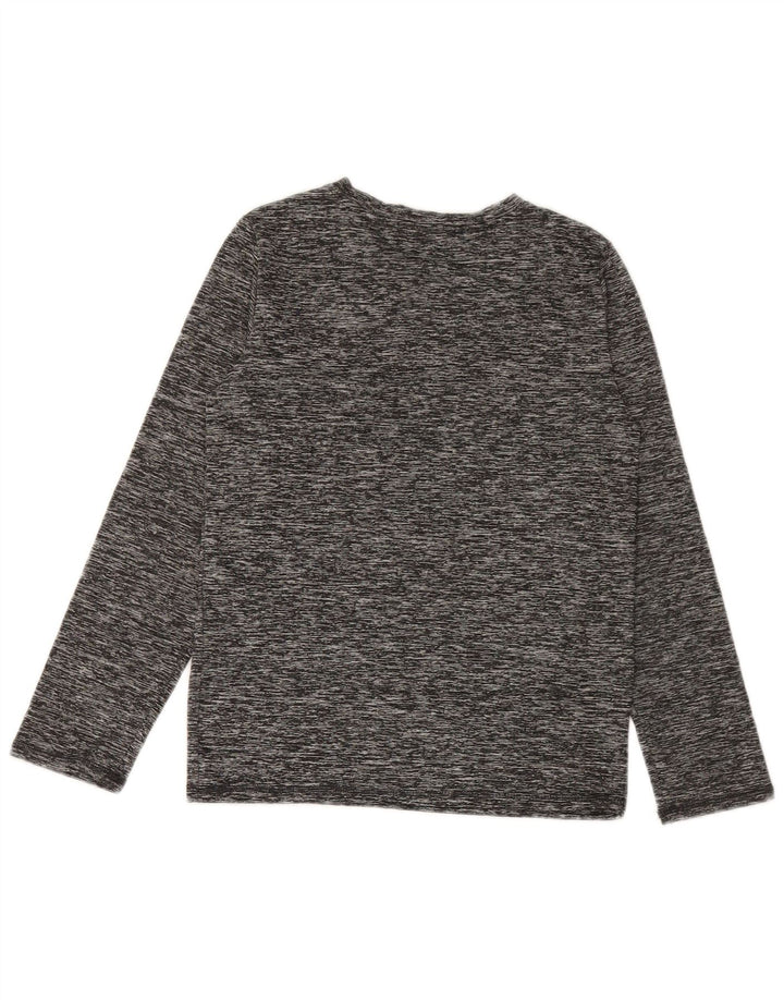 Băieți PUMA Graphic Top cu mânecă lungă 8-9 ani, mic, gri, poliester