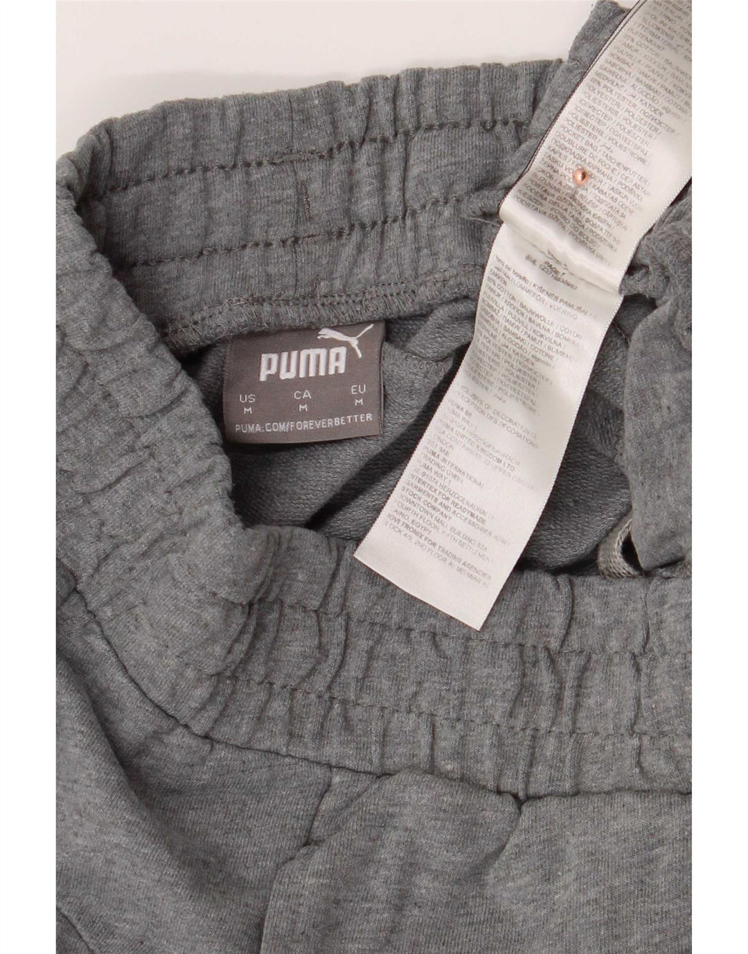 Pantaloni scurți sport Puma pentru bărbați, bumbac, gri mediu