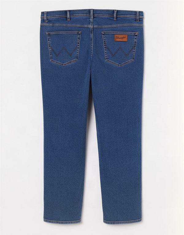 Blugi drepte pentru bărbați Wrangler Texas W44 L32 albastru