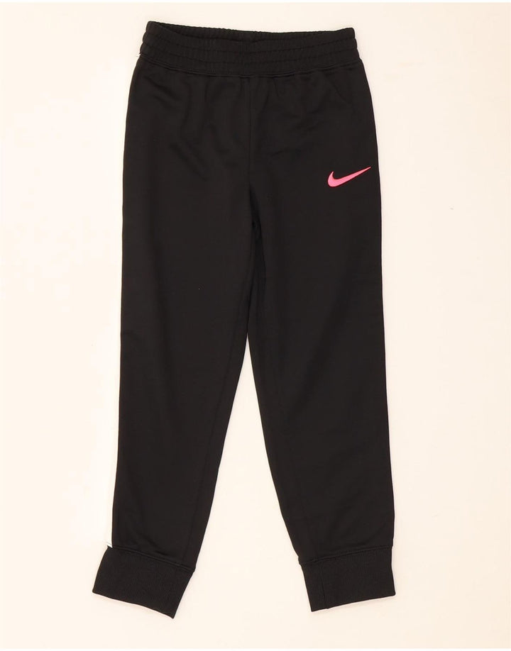 Pantaloni de trening Nike Fete Joggeri 5-6 ani Mediu Negru Colorblock