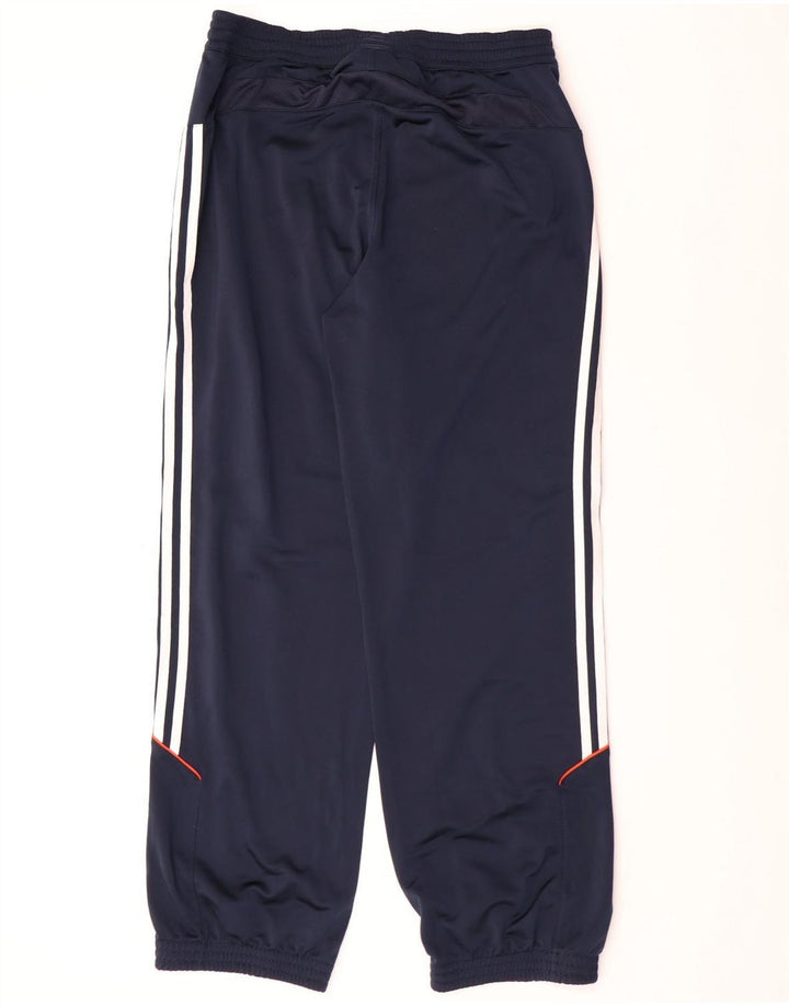 Pantaloni de trening pentru bărbați ADIDAS Joggeri Marea Britanie 40/42 Poliester mediu bleumarin