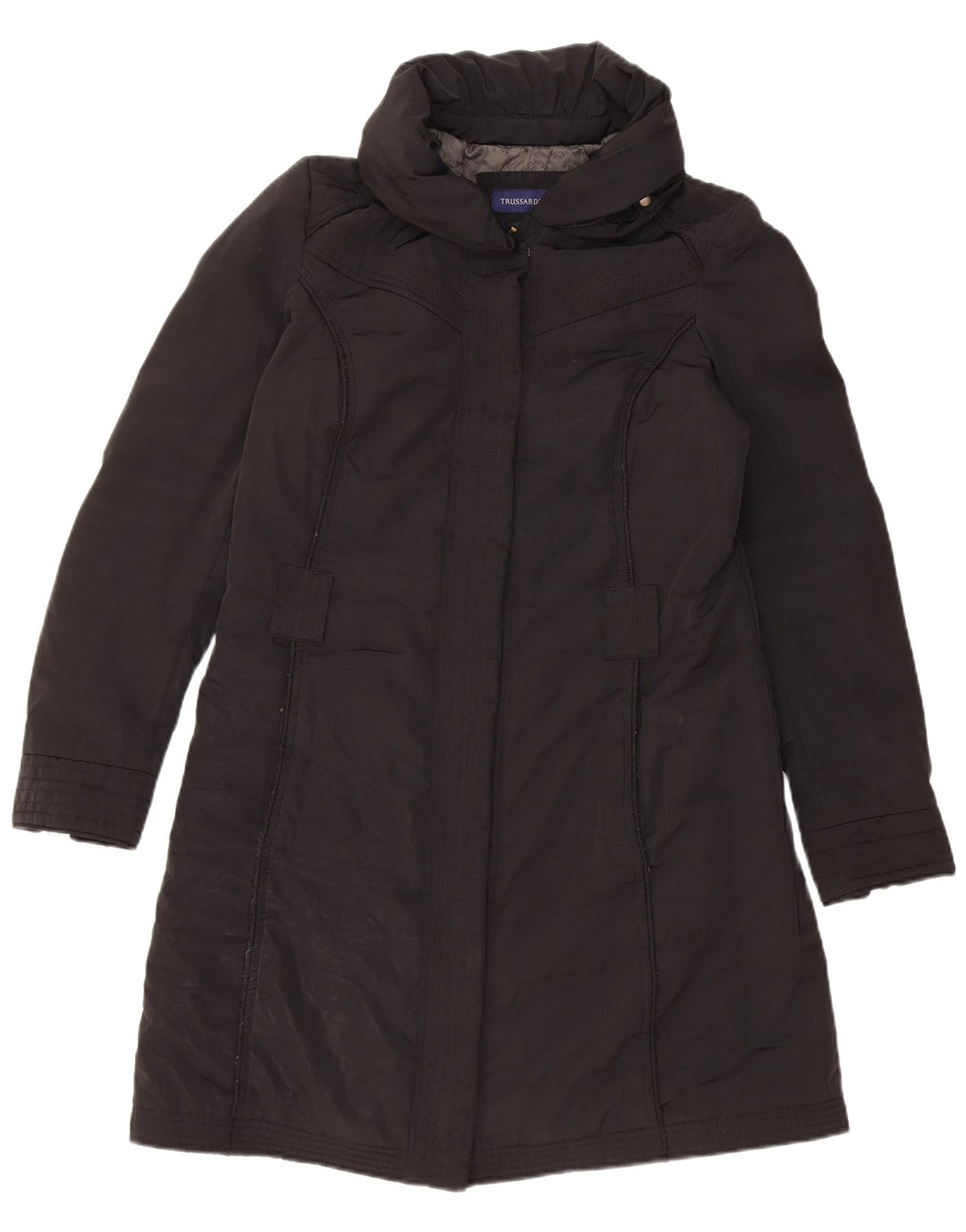 TRUSSARDI JEANS Jachetă de vânt pentru femei IT 44 Poliester mediu negru