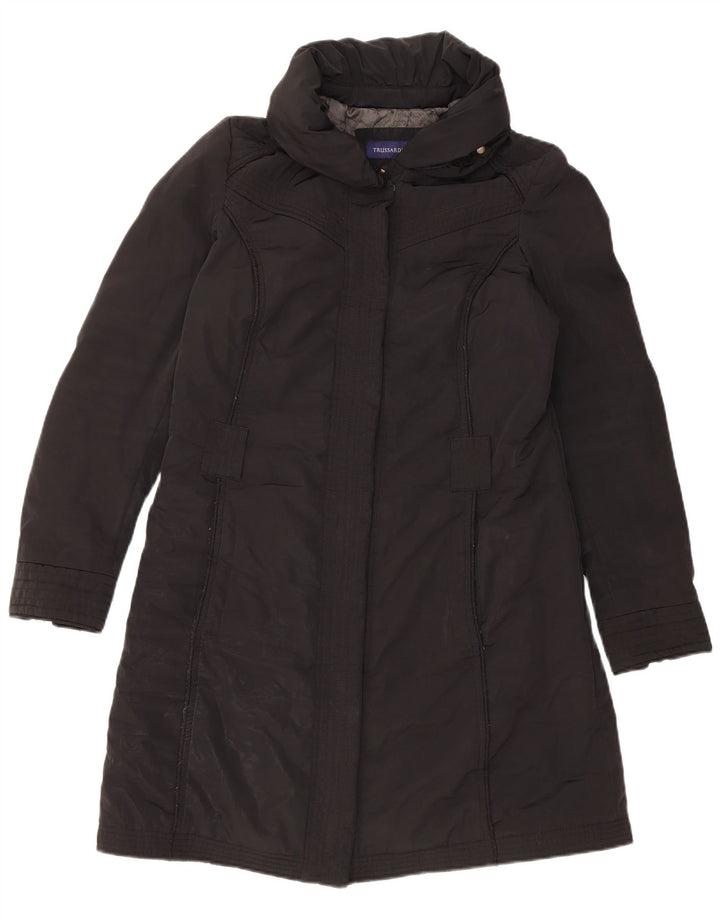 TRUSSARDI JEANS Jachetă de vânt pentru femei IT 44 Poliester mediu negru