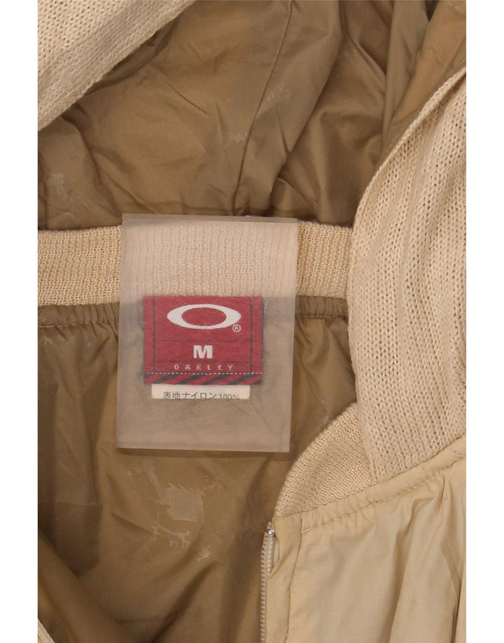 Jachetă bomber cu glugă pentru bărbați Oakley UK 38, nailon, bej mediu