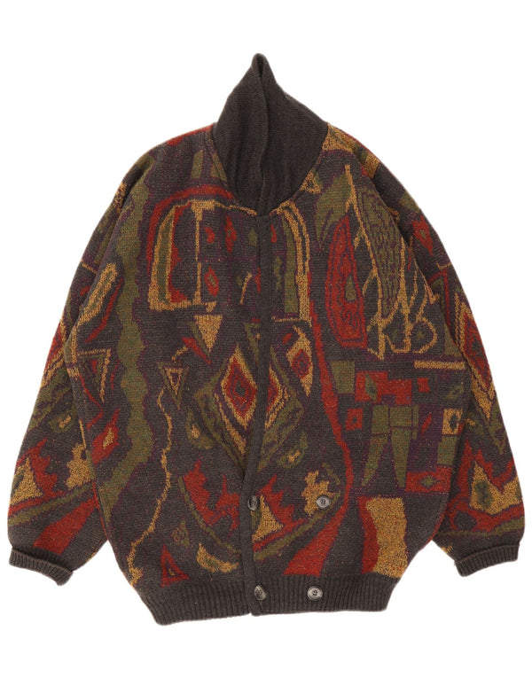 Pulover cardigan pentru bărbați Frank Alexs IT 56 2XL Multicolor Geometric
