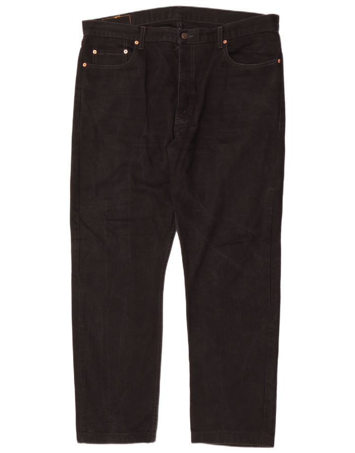 Blugi drepti pentru bărbați Levi's 615 W40 L31 bumbac negru