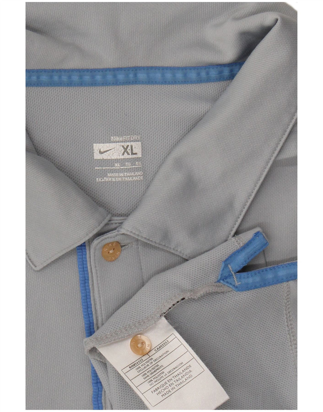 Tricou polo pentru bărbați NIKE XL poliester gri
