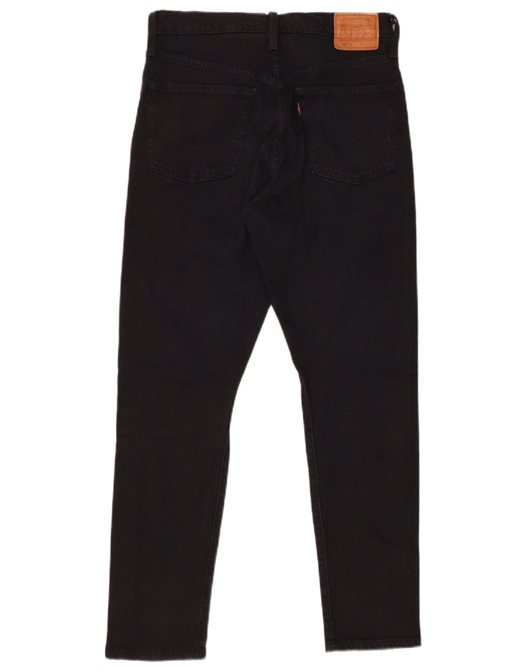 Blugi drepti pentru femei LEVI'S 501 W26 L28 bumbac negru