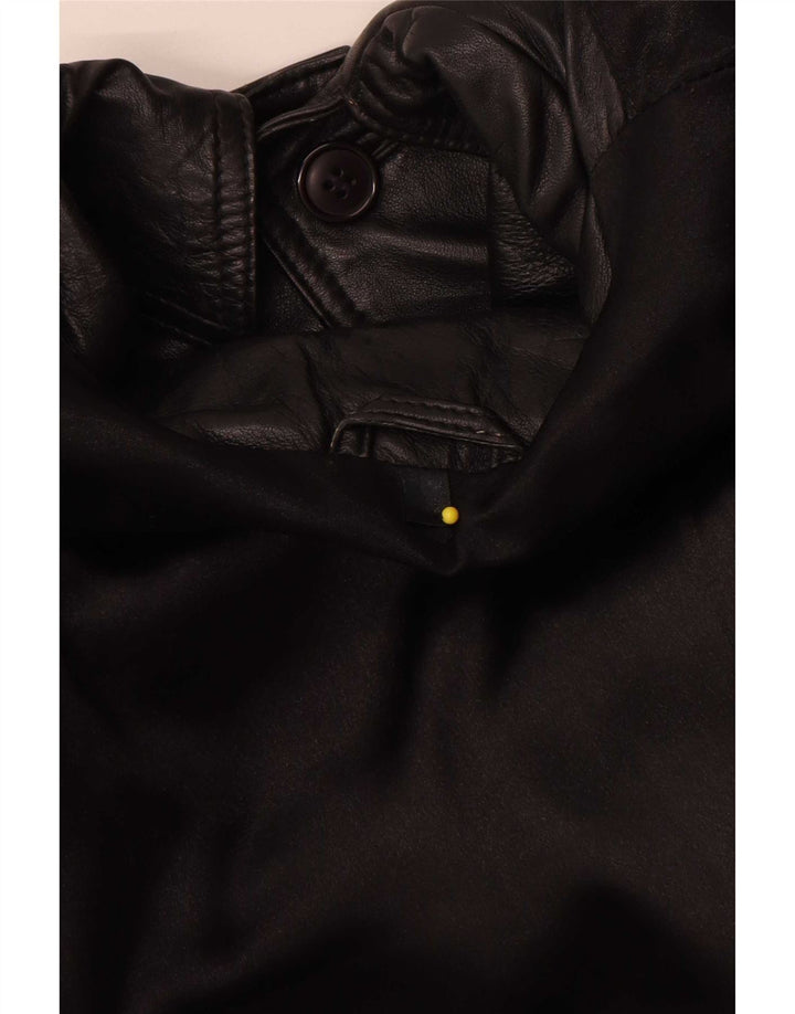 Jachetă de piele vintage pentru bărbați IT 50 Large Black